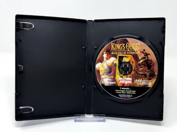 Interior del juego King's Quest: Mascara de Eternidad (ESP) (v2) para PC con disco y manual