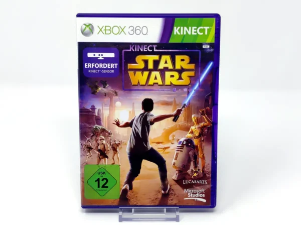 Portada de Kinect Star Wars (ALE) para XBOX 360, edición PAL Alemania, de segunda mano
