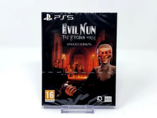 Portada de Evil Nun: The Broken Mask (Unholy Edition) (ESP) (Precintado) para PlayStation 5, edición PAL España, nuevo
