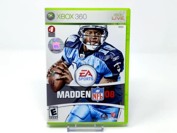 Portada de Madden NFL 08 (USA) para XBOX 360, edición NTSC USA, de segunda mano