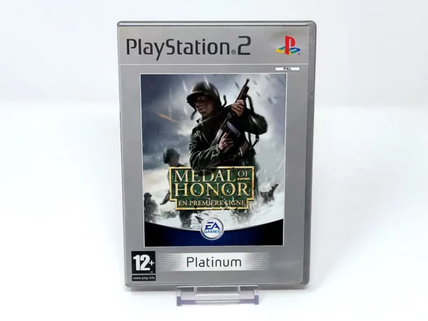 Portada de Medal of Honor: En Première Ligne (FRA) (Platinum) para PlayStation 2, edición PAL Francia, de segunda mano