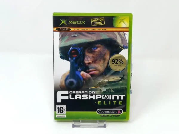 Portada de Operation Flashpoint: Elite (ESP) para XBOX, edición PAL España, de segunda mano