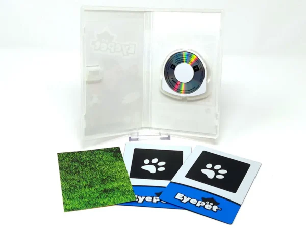 Interior del juego EyePet (ESP) (Promo) para PSP con disco y manual