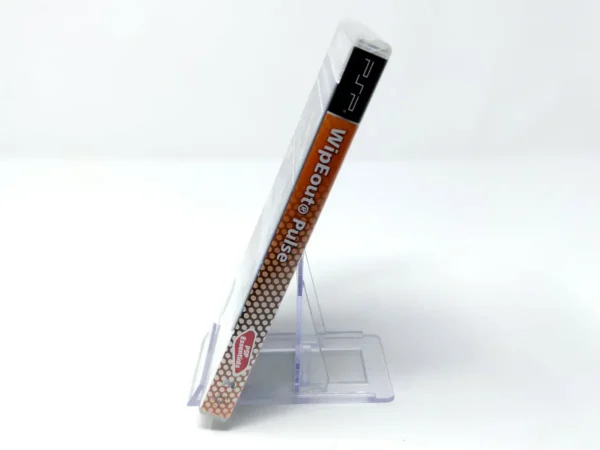 Lateral de la caja de WipEout Pulse (ESP) (Essentials) para PSP