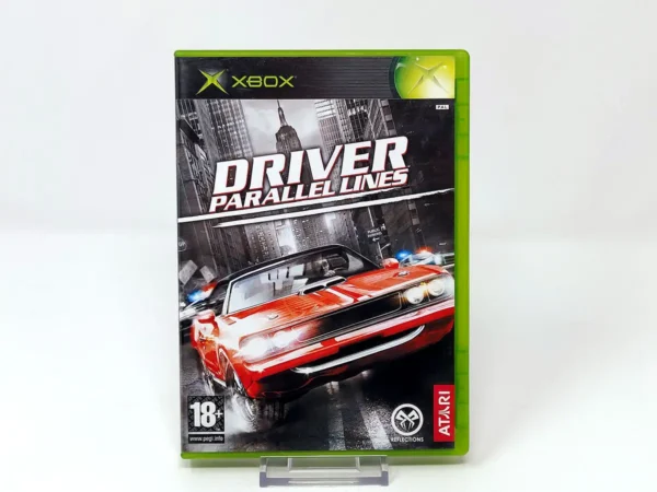 Portada de Driver: Parallel Lines (FRA) para XBOX, edición PAL Francia, de segunda mano