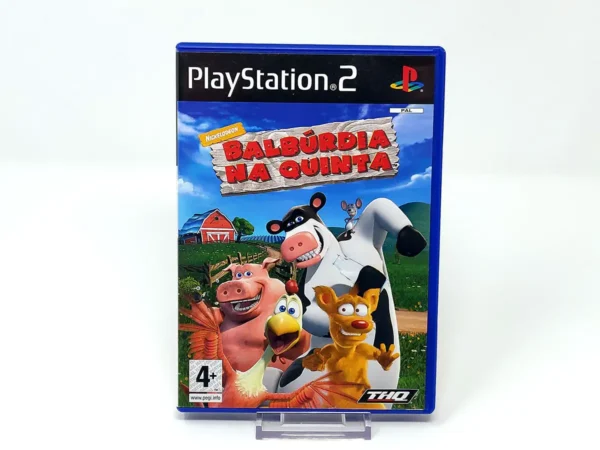Portada de Nickelodeon: Balbúrdia na Quinta (POR) para PlayStation 2, edición PAL Portugal, de segunda mano