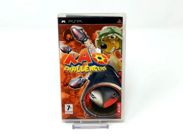 Portada de Kao Challengers (ESP) para PSP, edición PAL España, de segunda mano
