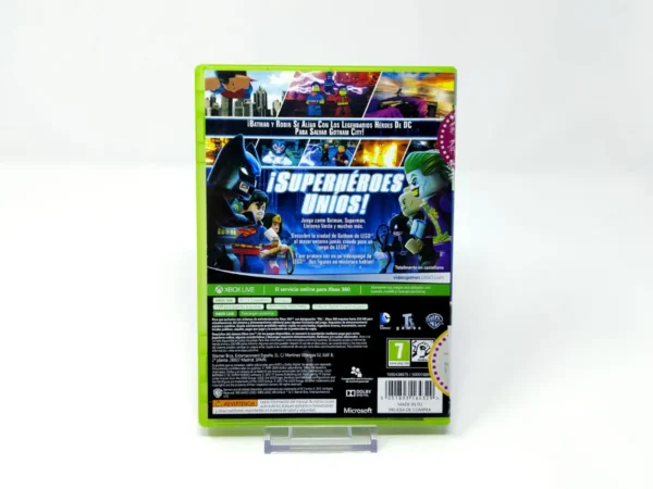 Parte trasera de LEGO Batman 2: DC Super Heroes (ESP) (Classics) (Rebajado) para XBOX 360, edición PAL España