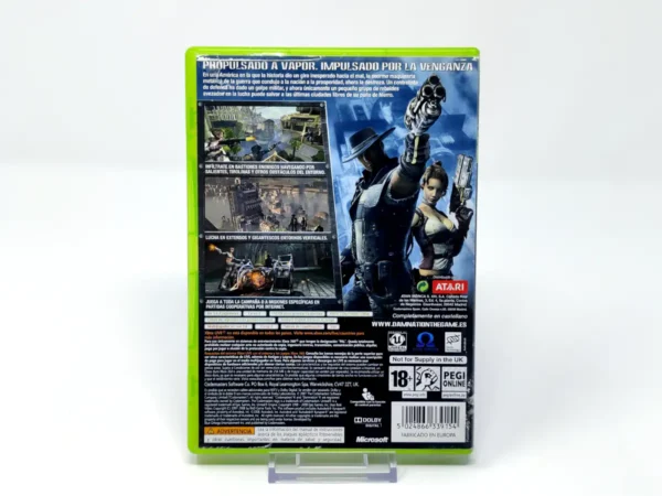 Parte trasera de Damnation (ESP) (Rebajado) para XBOX 360, edición PAL España