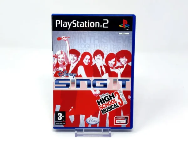 Portada de Disney Sing It: High School Musical 3: Fin de curso (ESP) para PlayStation 2, edición PAL España, de segunda mano