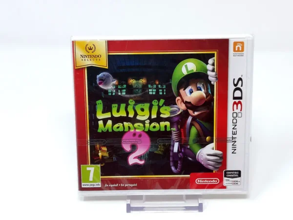 Portada de Luigi's Mansion 2 (ESP) (Selects) (Precintado) para Nintendo 3DS, edición PAL España, de segunda mano