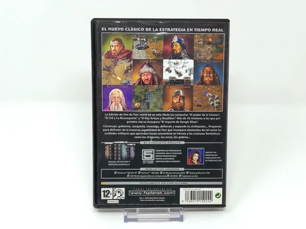 Parte trasera de Tzar (Edición de Oro) (ESP) para PC
