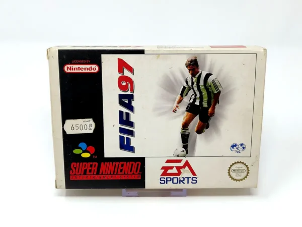 Portada de FIFA 97 (ESP) para Nintendo SNES, edición PAL España, de segunda mano