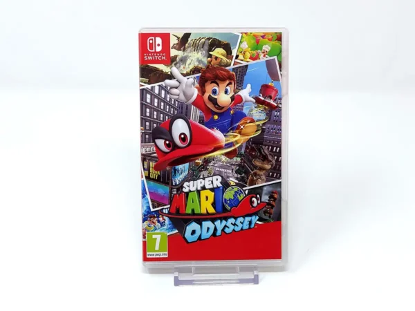 Portada de Super Mario Odyssey (ESP) para Nintendo Switch, edición PAL España, de segunda mano