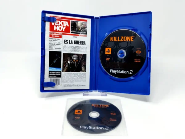 Interior del juego Killzone (Edición Especial) (ESP) (Rebajado) para PlayStation 2 con disco y manual