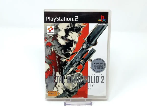 Portada de Metal Gear Solid 2: Sons of Liberty (FRA) para PlayStation 2, edición PAL Francia, de segunda mano