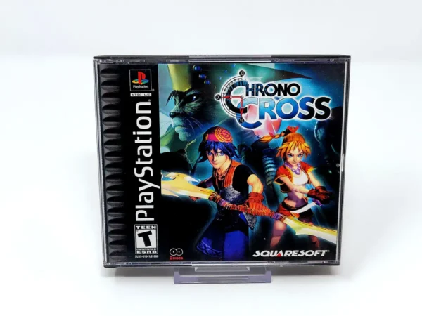 Portada de Chrono Cross (USA) para PlayStation 1, edición NTSC USA, de segunda mano