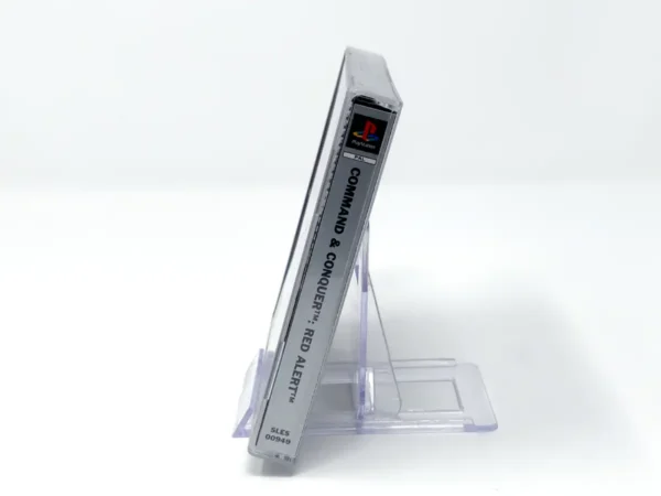 Lateral de la caja de Command & Conquer: Red Alert (ESP) (Platinum) para PlayStation 1