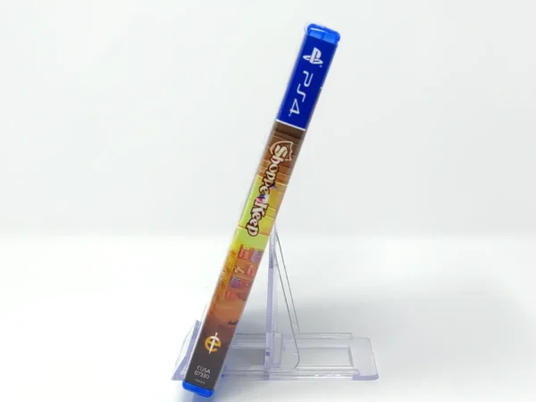 Lateral de la caja de Shoppe Keep (ESP) para PlayStation 4