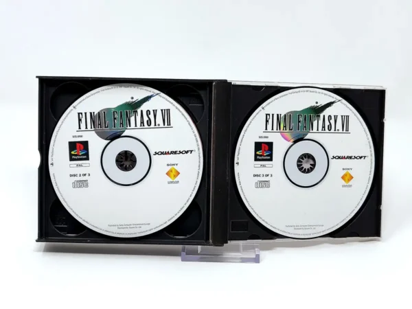 Lateral de la caja de Final Fantasy VII (ESP) (Rebajado) para PlayStation 1