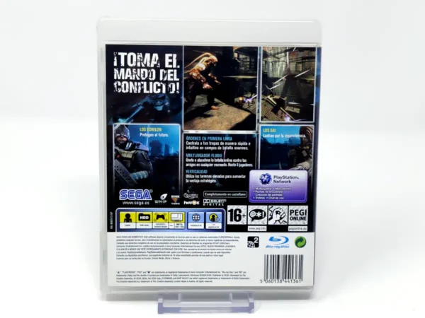 Parte trasera de Stormrise (ESP) para PlayStation 3, edición PAL España