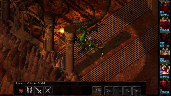 Parte trasera de Baldur's Gate and Baldur's Gate II: Enhanced Editions (ESP) para Nintendo Switch, edición PAL España