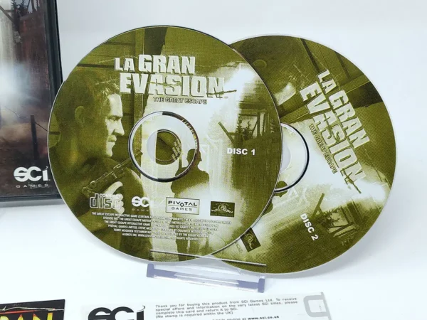 Lateral de la caja de La Gran Evasión (ESP) para PC
