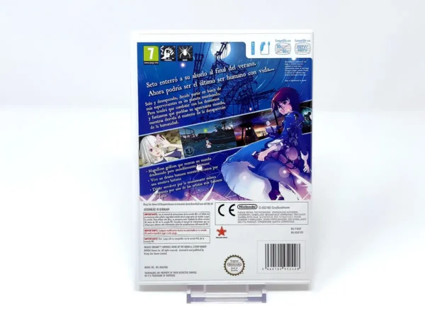 Parte trasera de Fragile Dreams: Farewell Ruins of the Moon (ESP) para Nintendo Wii, edición PAL España