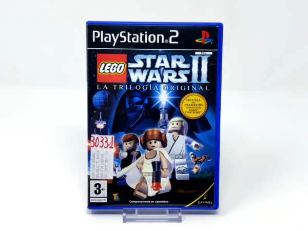 Portada de LEGO Star Wars II: La Trilogía Original (ESP) (Rebajado) para PlayStation 2, edición PAL España, de segunda mano