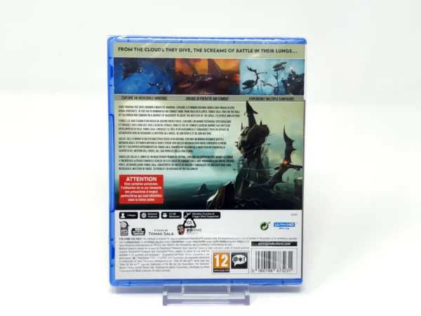 Parte trasera de The Falconeer (Warrior Edition) (ESP) (Precintado) para PlayStation 5, edición PAL España