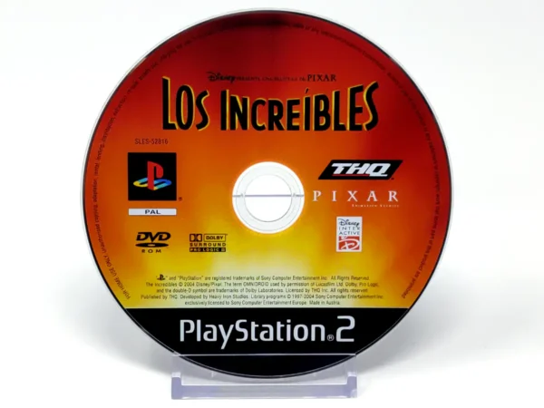 Disney/Pixar Los Increíbles (ESP) (Disco) para PlayStation 2, edición PAL España, de segunda mano