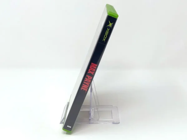Lateral de la caja de Max Payne (UK) para XBOX