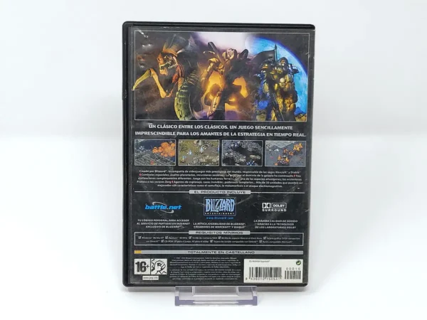 Parte trasera de Starcraft (ESP) para PC
