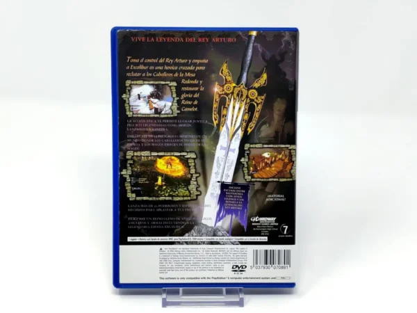 Parte trasera de Legion: The Legend of Excalibur (ESP) (Rebajado) para PlayStation 2, edición PAL España