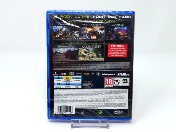 Parte trasera de Call of Duty: Infinite Warfare (FRA) (Precintado) para PlayStation 4, edición PAL Francia