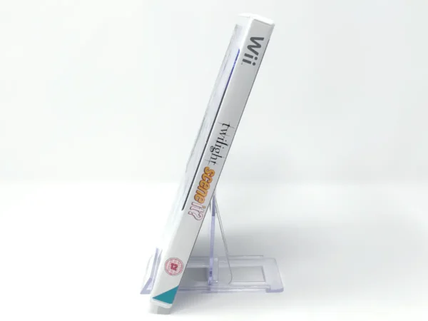 Lateral de la caja de Scene It? Twilight (UK) para Nintendo Wii