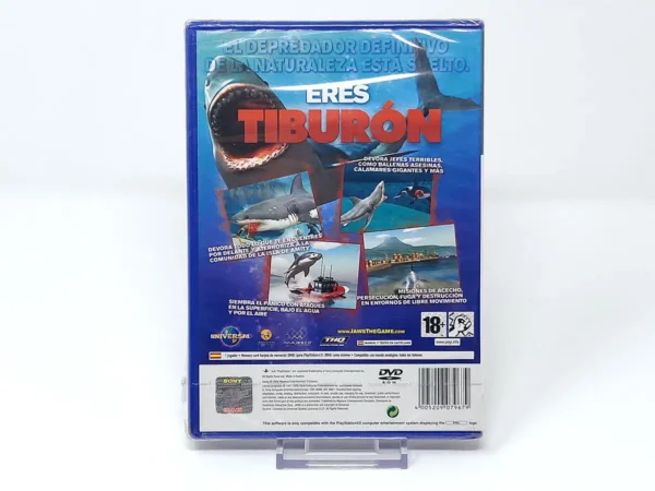Parte trasera de Tiburón (ESP) (Precintado) para PlayStation 2, edición PAL España