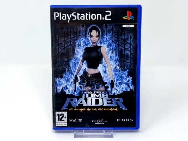 Portada de Lara Croft Tomb Raider: El Ángel de la Oscuridad (ESP) (Rebajado) para PlayStation 2, edición PAL España, de segunda mano