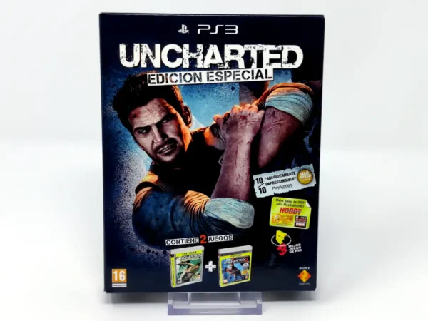 Portada de Uncharted (Edición Especial) (ESP) para PlayStation 3, edición PAL España, de segunda mano
