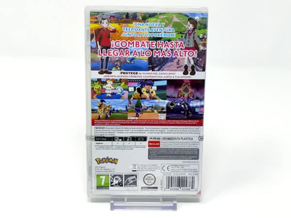 Parte trasera de Pokémon Escudo (ESP) (Precintado) para Nintendo Switch, edición PAL España
