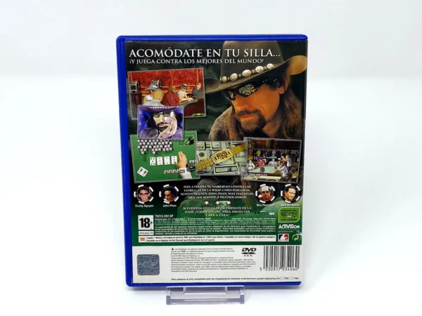Parte trasera de World Series of Poker (ESP) (Rebajado) para PlayStation 2, edición PAL España