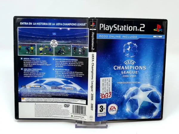 UEFA Champions League 2006-2007 (ESP) (Carátula) (Rebajado) para PlayStation 2, edición PAL España, de segunda mano