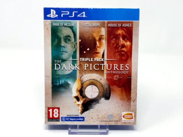 Portada de The Dark Pictures Anthology: Triple Pack (EUR) (Precintado) para PlayStation 4, edición PAL EUR, de segunda mano