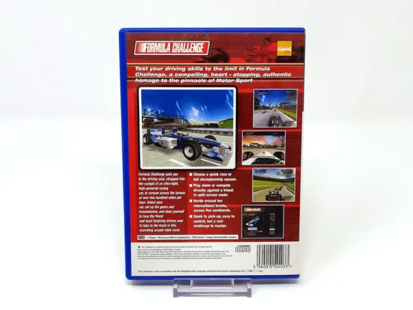Parte trasera de Formula Challenge (UK) (Rebajado) para PlayStation 2, edición PAL UK