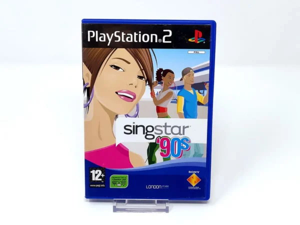 Portada de SingStar '90s (ESP) para PlayStation 2, edición PAL España, de segunda mano