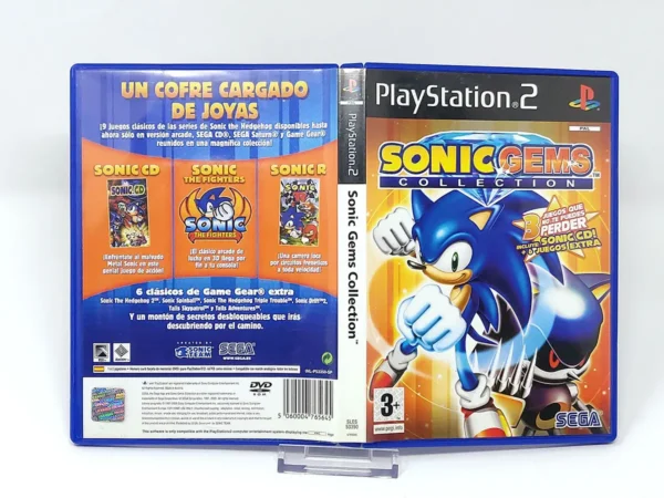 Sonic Gems Collection (ESP) (Carátula) para PlayStation 2, edición PAL España, de segunda mano