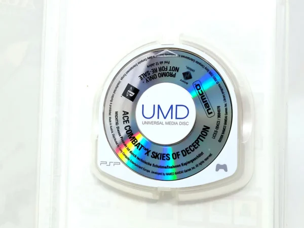 Lateral de la caja de Ace Combat X: Skies of Deception (ESP) (Promo) para PSP