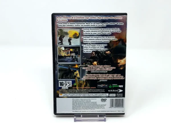Parte trasera de Conflict: Global Storm (ESP) (Rebajado) para PlayStation 2, edición PAL España