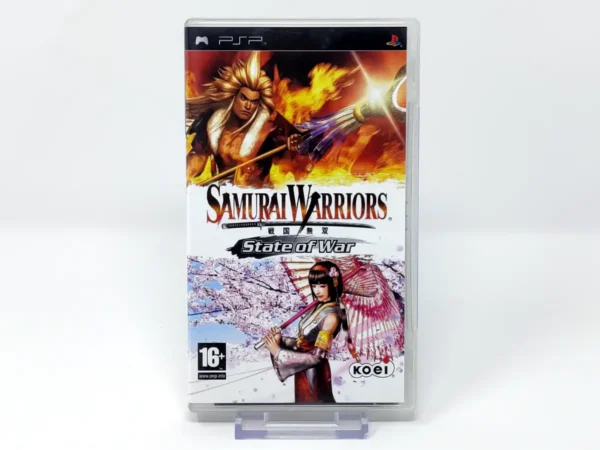 Portada de Samurai Warriors: State of War (ESP) para PSP, edición PAL España, de segunda mano