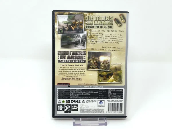 Parte trasera de Brothers in Arms Pack (ESP) para PC